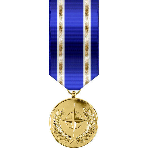NATO Article 5 Active Endeavour Anodized Miniature Medal