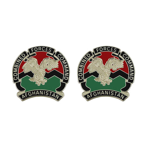 Afghanistan Combined Forces Command Unit Crest (No Motto) - Sold in Pairs