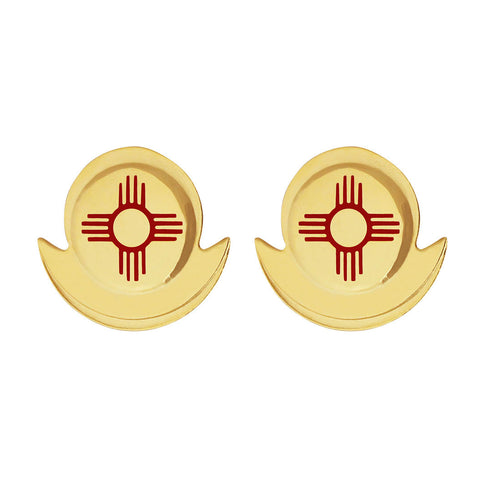 New Mexico National Guard Unit Crest (No Motto) - Sold in Pairs