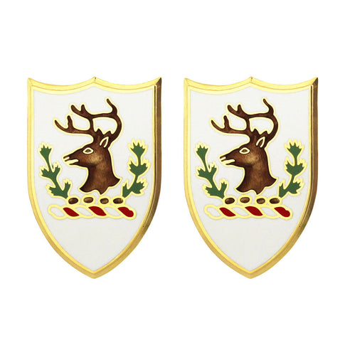Vermont National Guard Unit Crest (No Motto) - Sold in Pairs