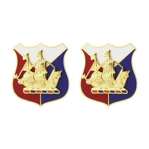 New York National Guard Unit Crest (No Motto) - Sold in Pairs