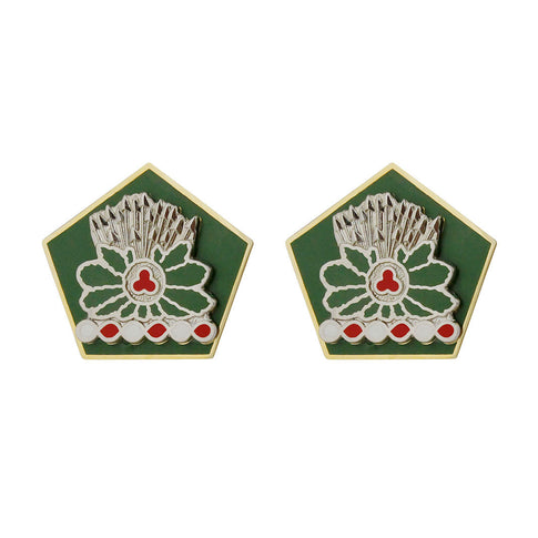 Ohio National Guard Unit Crest (No Motto) - Sold in Pairs
