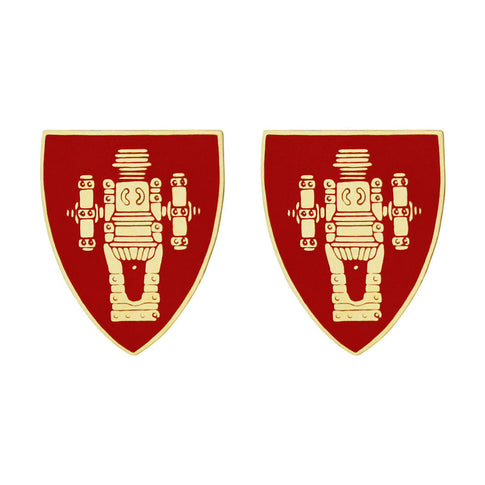 Field Artillery School Unit Crest (No Motto) - Sold in Pairs