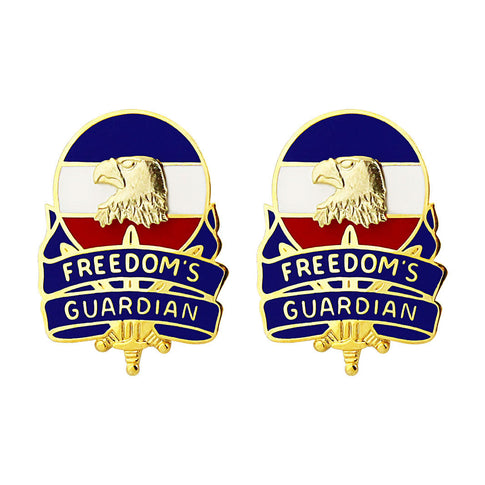Forces Command (FORSCOM) Unit Crest (Freedom's Guardian) - Sold in Pairs