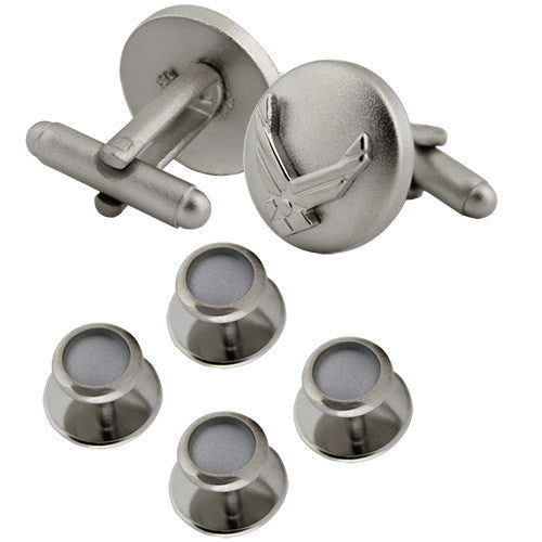 Air Force Cuff Links & Stud Set Dress Uniform Accessories 