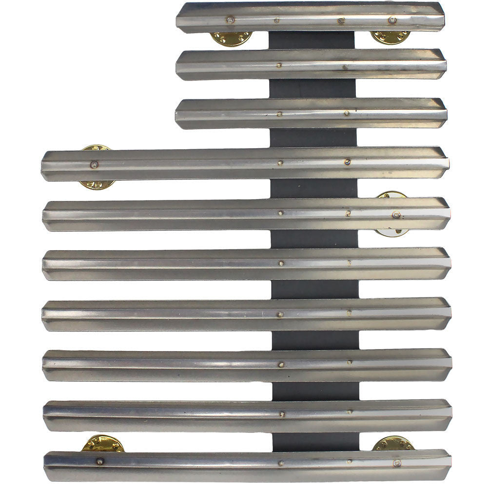 27 Ribbon Rack Staggered-Right 1/8-Inch Spaced 27 Ribbon Mount – USAMM