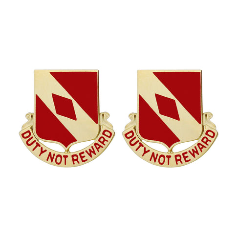 20th Field Artillery Regiment Unit Crest (Duty Not Reward) - Sold in Pairs