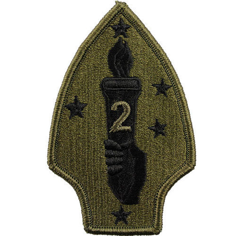 2nd Marine Division Subdued Patch