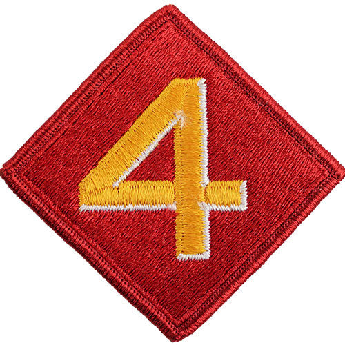 4th Marine Division Full Color Patch Patches and Service Stripes 