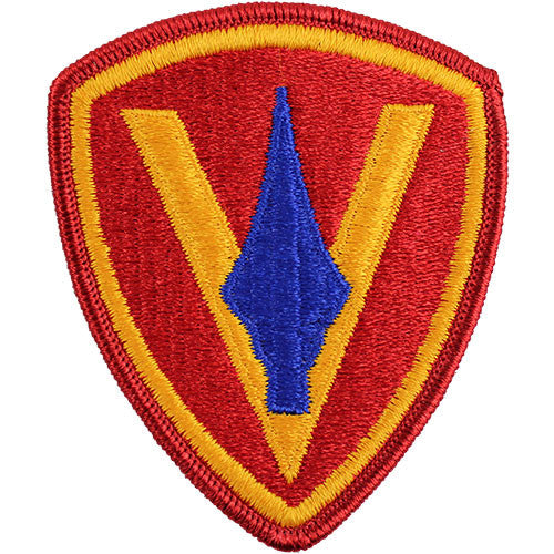 5th Marine Division Full Color Patch Patches and Service Stripes 