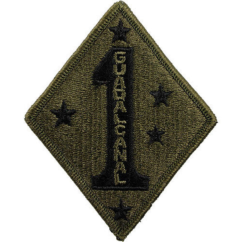 1st Marine Division Subdued Patch