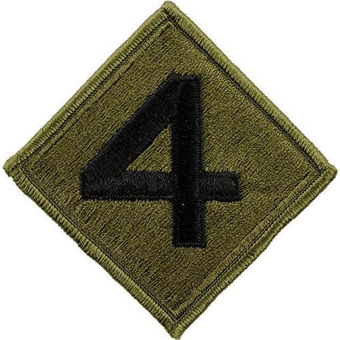 4th Marine Division Subdued Patch