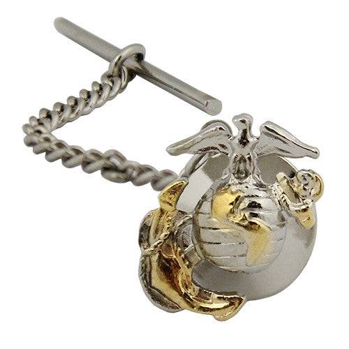 Marine Corps Tie Tac - 2 Tone Officer Rank 