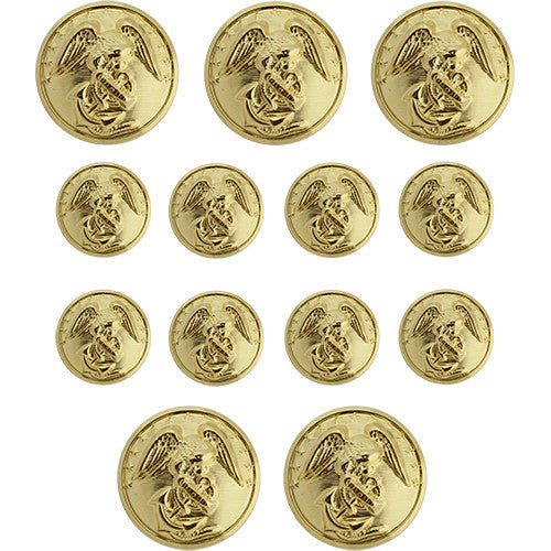 Marine Corps Dress Uniform Button Set - Eagle, Globe and Anchor Dress Uniform Accessories 80466