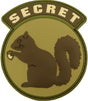 Secret Squirrel PVC MultiCam (OCP) Patch Morale Patches 80570