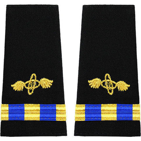 Navy W-3 Soft Shoulder Marks - Aviation Electronics Technician - Sold in Pairs