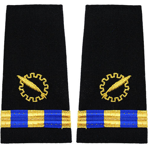 Navy W-3 Soft Shoulder Marks - Data Processing Rank 