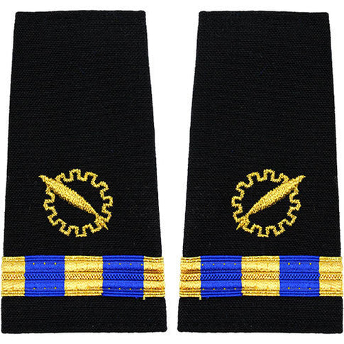 Navy W-3 Soft Shoulder Marks - Data Processing - Sold in Pairs