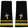Navy Soft Shoulder Marks - Christian Chaplain - Sold in Pairs