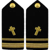 Navy Male Hard Shoulder Board - Christian Chaplain - Sold in Pairs