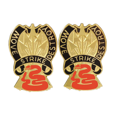 116th Cavalry Unit Crest (Move Strike Destroy) - Sold in Pairs
