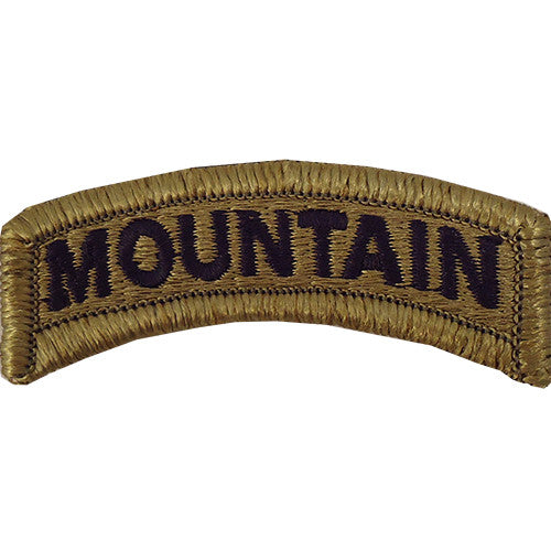 Mountain Tab MultiCam (OCP) Tab Patches and Service Stripes 