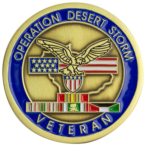 Veteran Operation Desert Storm Coin