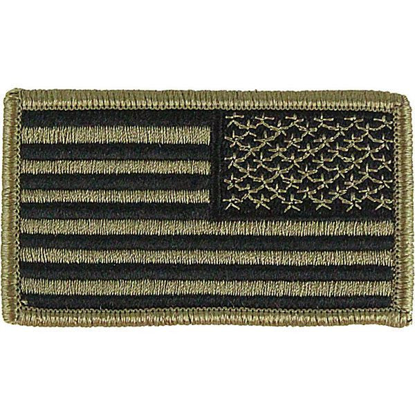 Army OCP/Scorpion US Flag Patch - Reverse Patches and Service Stripes 