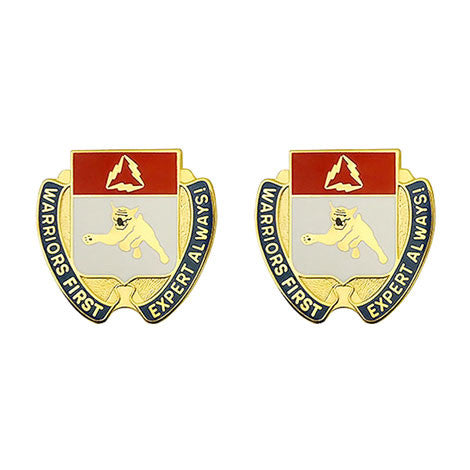 Special Troops Battalion, 1st Brigade, 3rd Infantry Division Unit Crest (Warriors First, Expert Always!) - Sold in Pairs