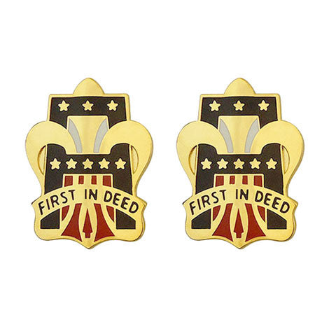 1st Army Unit Crest (First in Deed) - Sold in Pairs