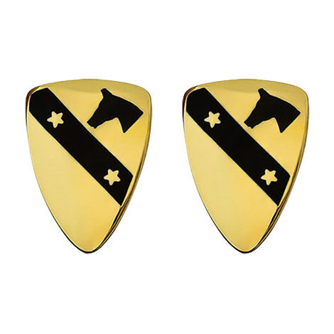 1st Cavalry Division Unit Crest (No Motto) - Sold in Pairs