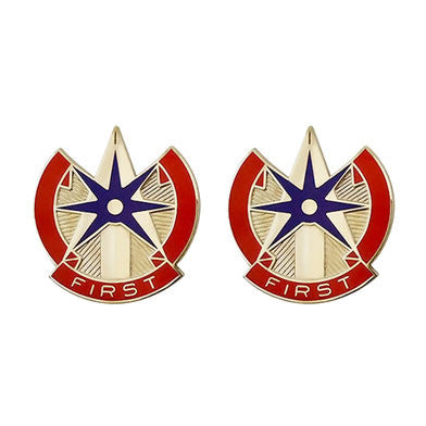 1st Sustainment Command Unit Crest (First) Army Unit Crests 