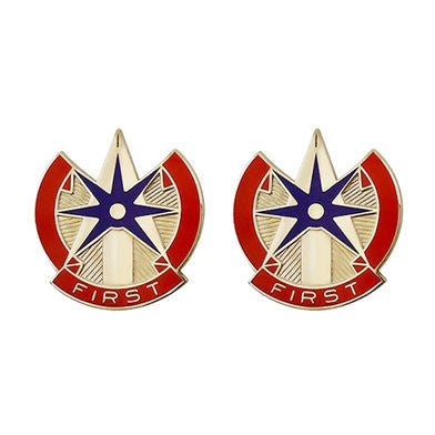 1st Sustainment Command Unit Crest (First) - Sold in Pairs