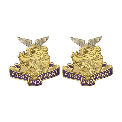 1st Transportation Battalion Unit Crest (First and Finest) - Sold in Pairs