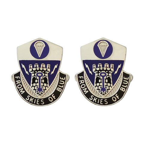 USAMM - Special Troops Battalion, 2nd Brigade Combat Team, 82nd Airborne Division Unit Crest (From Skies of Blue)