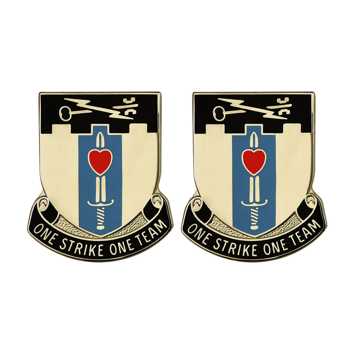 Special Troops Battalion, 2nd Brigade, 101st Airborne Division Unit Crest (One Strike One Team) Army Unit Crests 