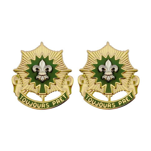 2nd Cavalry Regiment Unit Crest (Toujours Pret) - Sold in Pairs