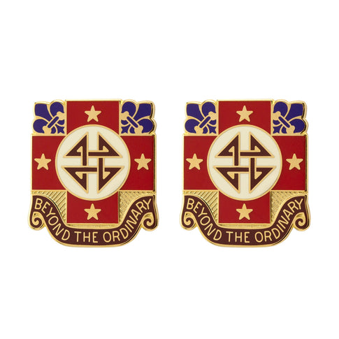 4th Evacuation Hospital Unit Crest (Beyond the Ordinary) - Sold in Pairs