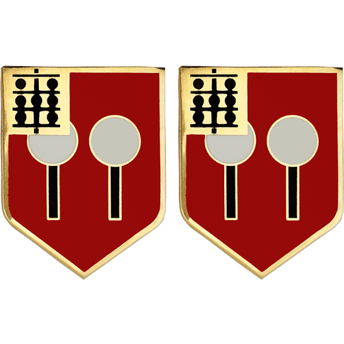 9th Field Artillery Regiment Unit Crest (No Motto) - Sold in Pairs