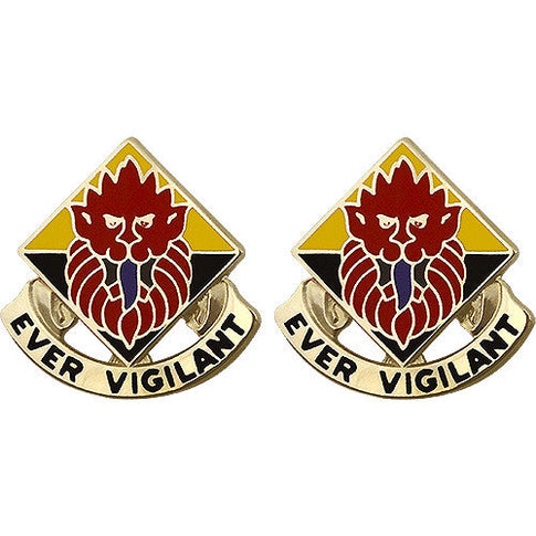 18th Military Police Brigade Unit Crest (Ever Vigilant) - Sold in Pairs