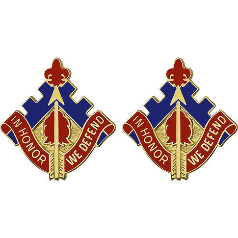 19th ADA (Air Defense Artillery) Group Unit Crest (In Honor We Defend) - Sold in Pairs