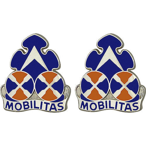 19th Aviation Battalion Unit Crest (Mobilitas) - Sold in Pairs