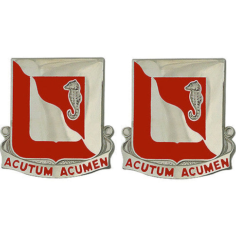19th Engineer Battalion Unit Crest (Acutum Acumen) - Sold in Pairs