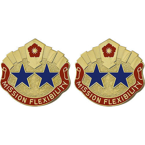 19th Sustainment Command Unit Crest (Mission Flexibility) - Sold in Pairs