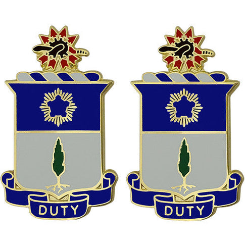 21st Infantry Regiment Unit Crest (Duty) - Sold in Pairs