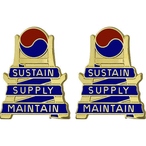 21st Support Brigade Unit Crest (Sustain Supply Maintain) - Sold in Pairs