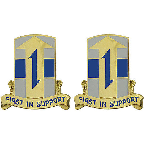 21st Theater Sustainment Command Unit Crest (First in Support) - Sold in Pairs