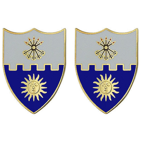 22nd Infantry Regiment Unit Crest (No Motto) - Sold in Pairs