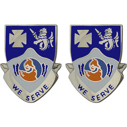 23rd Infantry Regiment Unit Crest (We Serve) - Sold in Pairs