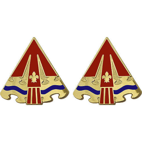 24th ADA (Air Defense Artillery) Group Unit Crest (No Motto) - Sold in Pairs
